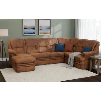 Sedací souprava Stagra Dubai Rohová sedací souprava do U - pravý/levý roh hnědá