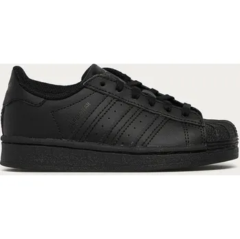 Chlapecké tenisky adidas Originals - Dětské boty Superstar FU7715 černá 99X, EUR 30.5