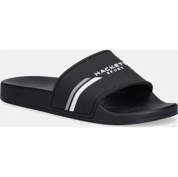 Dámské pantofle Pantofle Hackett London SLIDER SPORT HMS21287 černá 99X, EUR 41