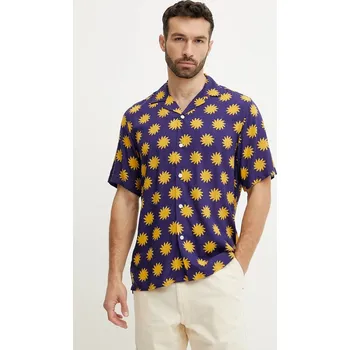 Pánská móda Košile OAS 7005.32 fialová 45X, vel. M