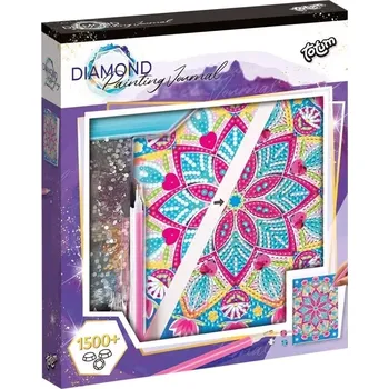 Blok Diamantové malování – blok A5 Lotosová mandala