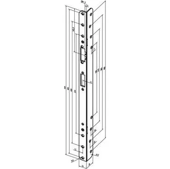 Renovační protiplech úhlový, 24 x 34 x 500 mm kulatá (---68A35-04)