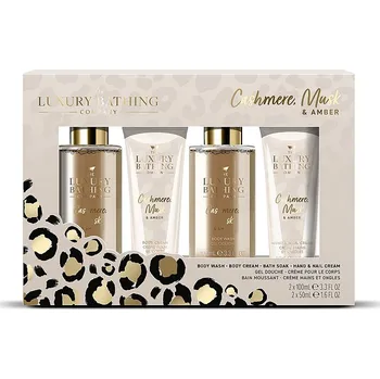 Kosmetická sada Grace Cole Kašmír, Mošus & Ambra, dárkový set péče o tělo 4dílný GCA2520004
