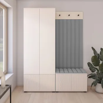 Předsíňová stěna Předsíňová stěna Rayo 1 Barva čalounění: Šedá - Trinity 14