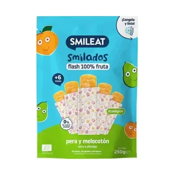 Ovocné zmrzlinky k zamražení hruška a broskev 6M+ BIO 5 ks 250 g