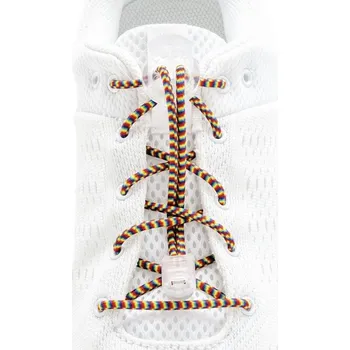 Tkaničky do bot Tkaničky Lock Laces, duhové