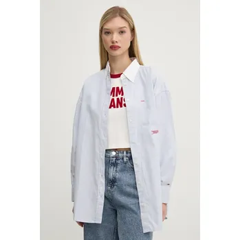 Pánské oblečení Bavlněná košile Tommy Jeans DW0DW20209 modrá 50B, vel. M