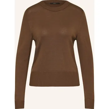 Dámský svetr Windsor. Dámský Svetr Z Merino Vlny, hnědá, 32