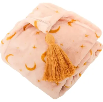 Dětská deka Atmosphera Dětská deka s měsíčky Pink