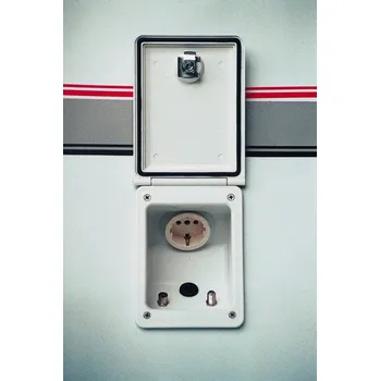 Elektrická zásuvka CKW Venkovní zásuvka 230/12V, SAT a TV