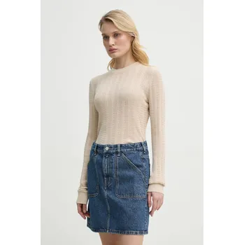 Pánský svetr Bavlněný svetr Filippa K 31316.FK béžová 80X, vel. XS