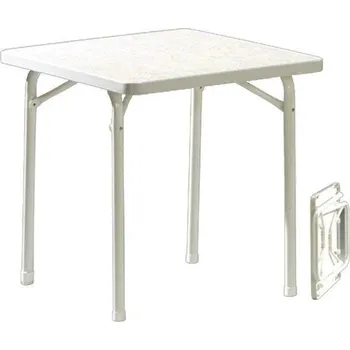 Zahradní stůl SIEGER skládací zahradní stůl 115 x 70 cm bílý