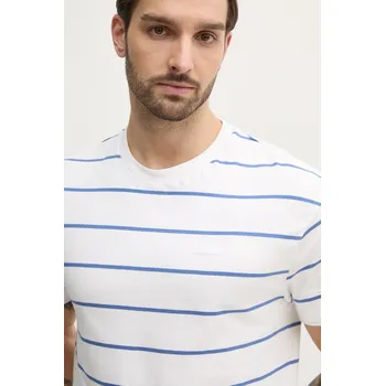 Pánské tričko Bavlněné tričko Calvin Klein K10K114457 bílá 00X, vel. S