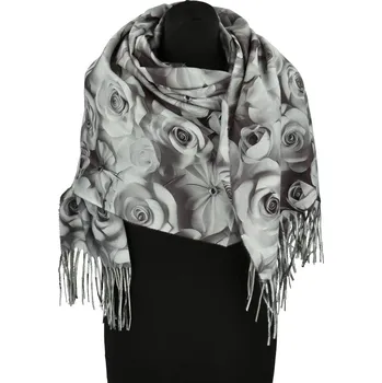 Šála Módní dámská šála Solaris Rose, šedá