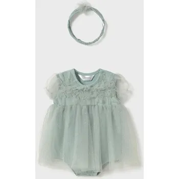 Dupačky Dětské rampery Mayoral Newborn 1659 1659.2M.Newborn.PPYH tyrkysová 06X, vel. 70