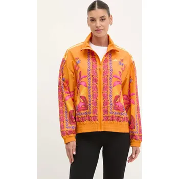 Pánská móda Bunda adidas x Farm Rio JD6305 oranžová 22X, vel. M