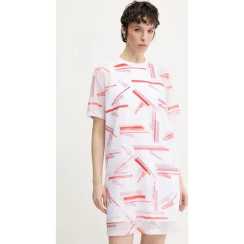 Dámské šaty Šaty Karl Lagerfeld Jeans bílá barva, mini, A2W13031 00A, vel. XS