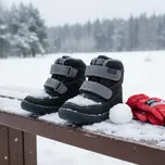 Protetika - zimní barefoot boty s membránou PRO-TEX NUT black - zateplené Veľkosť: 33