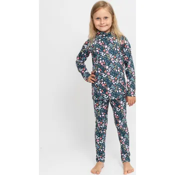 Pánské termo spodní prádlo Termo prádlo s petrolejovými kvítky Velikost: 110/116