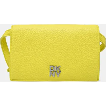 Peněženka Peněženka Dkny žlutá barva, R445AH95 11X, vel. ONE SIZE