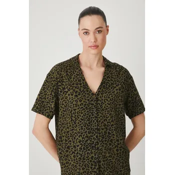 Dámská halenka Halenka s lněnou směsí Medicine RS25.BKD806 zelená 87A, vel. M