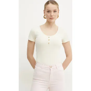 Pánské tričko Tričko Guess KARINA W5GP43.KCTC2 béžová 08X, vel. S