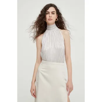 Dámská halenka Halenka Bruuns Bazaar BBW3706 stříbrná SLV, vel. 38