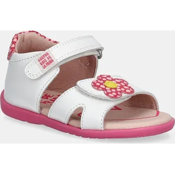 Dívčí sandály Dětské kožené sandály Agatha Ruiz de la Prada bílá barva, 252901 00X, EUR 23
