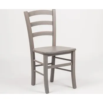 Jídelní židle Židle PAYSANE COLOR – různá barevná provedení, masivní sedák, ideální do restaurací Stima grigio anilin(mc1)