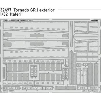 Plastikový model Eduard 1/32 Tornado GR.1 exterior (ITALERI)
