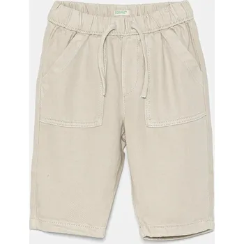 Kojenecké kalhoty United Colors of Benetton 41AQAF01F.W.Seasonal béžová 12X, vel. 74