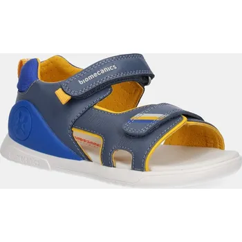 Dívčí sandály Dětské sandály Biomecanics modrá barva, 252147 95X, EUR 21