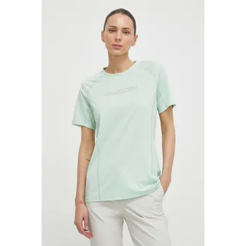 Pánské tričko Sportovní triko Mammut Selun FL Logo zelená barva 1017.05060 07X, vel. M