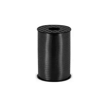 Stuha Stuha vázací 225 m/0,5 cm - ČERNÁ