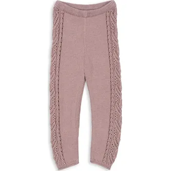 Dívčí legíny Dětské legíny Konges Sløjd CABBY PANTS GOTS GOTS růžová barva, hladké, KS102416 34X, vel. 104