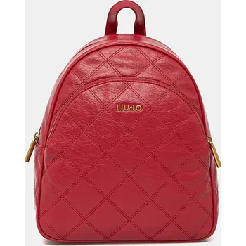 Sportovní batoh Batoh Liu Jo dámský, červená barva, malý, hladký, AA5123 E0914 AA5123.E0914 33X, vel. ONE SIZE