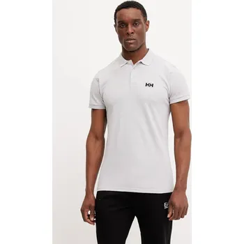 Pánská móda Bavlněné polo tričko Helly Hansen 34298 šedá 09X, vel. S