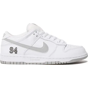 Pánská obuv Nike SB Dunk Low Supreme 94 White Metallic Silver Velikost: 40,5