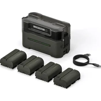 Tilta LP-E6P Charging Station Battery Kit (4 Batteries) - Green