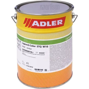 Lak na dřevo ADLER Lignovit Color - vodou ředitelná krycí barva 4 l Zinkge