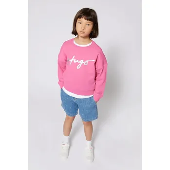 Chlapecká mikina Dětská mikina HUGO G00397.102.108 růžová 42X, vel. 102