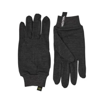 Rukavice Hestra Merino Wool Liner Active Koks šedá 6