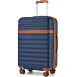 Rozšířitelný ABS+PC kufr Kono s TSA zámkem - 87L - navy