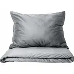 Polášek Povlečení bavlněný satén Ligt grey 140x200 / 70x90