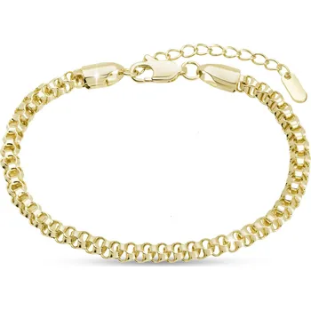 Náramek DUBAI 3054 Pozlacený náramek s hustým článkováním 3054 Ellami