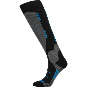 Lyžařské podkolenky (ponožky) BLIZZARD-Wool Sport ski socks, SMU, black/turquoise Mix 39/42