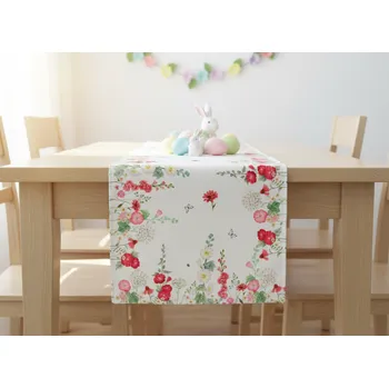 ubrus Vzorovaný ubrus - běhoun na stůl FLOWERS II. 40x140 cm Mybesthome