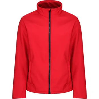 Bunda softshellová 2-vrstvá - pánská Barva: červená/černá, Velikost: 3XL