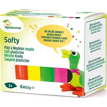 Výtvárné potřeby Modelovací hmota – fluorescenční barvy, 6 ks