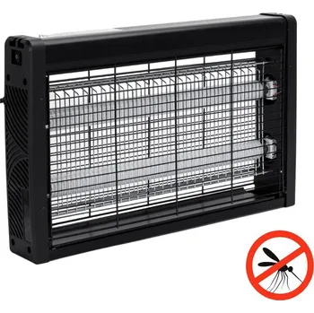 Venkovní osvětlení Brilagi - Elektrický lapač hmyzu 2xUV/18W/230V 100 m2 černá